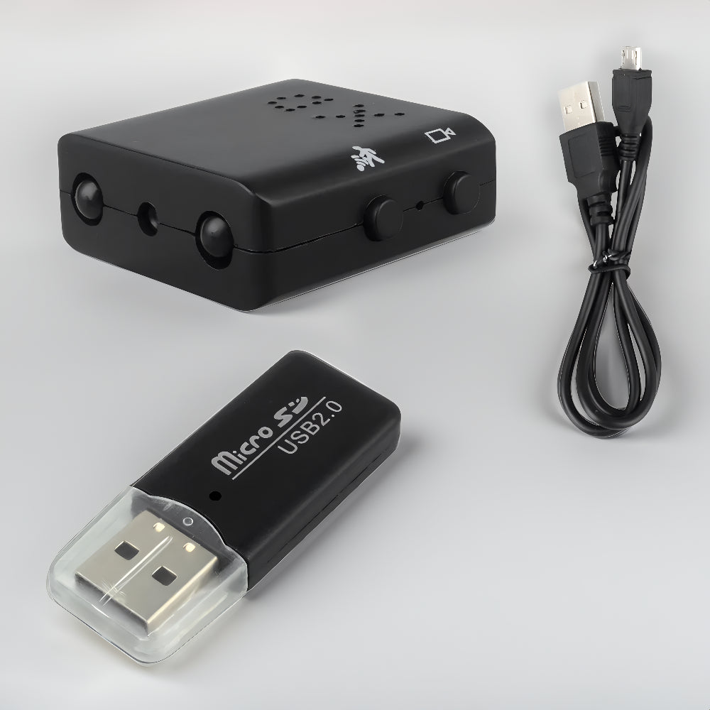 Micro HD Security Camera with Audio for Home and Office Use