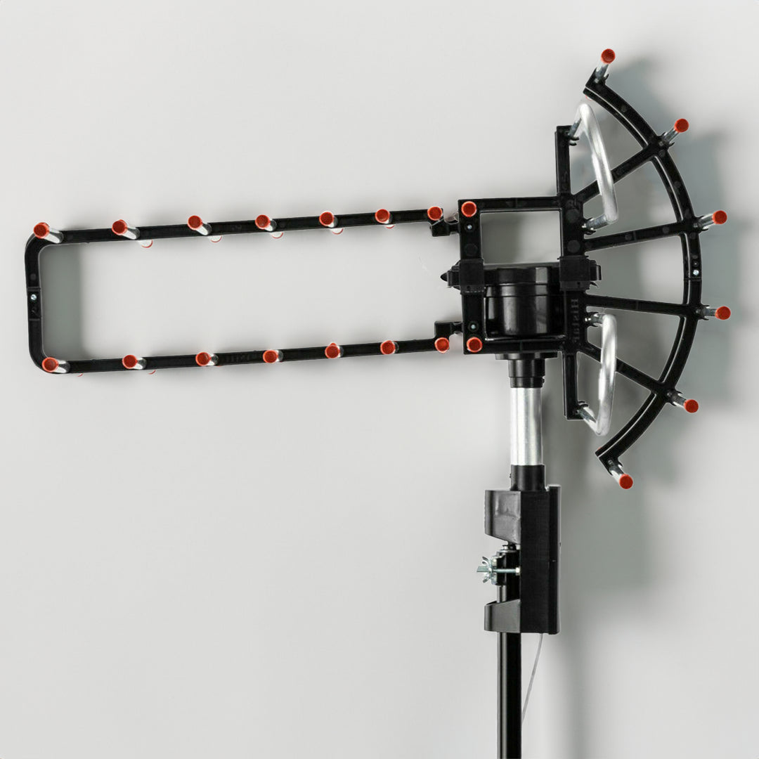 Long Range TV Antenna, 500+ Miles, 360° Outdoor American Booster, 4H VHF/UHF