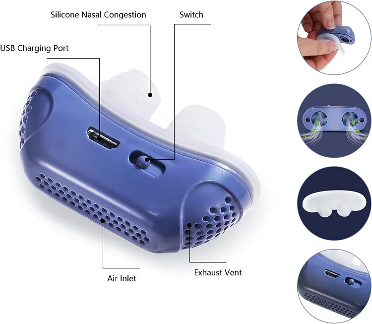 Micro CPAP Sleep Apnea Machine For Travel & Anti Snoring - CPAP Alternative