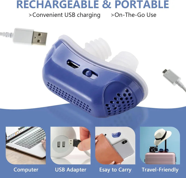 Micro CPAP Sleep Apnea Machine For Travel & Anti Snoring - CPAP Alternative